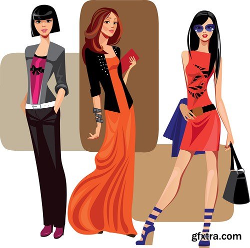 Female Style and Fashion, 22xEPS