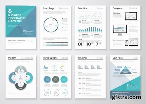 Infographics Templates 2, 25xEPS