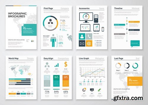 Infographics Templates 2, 25xEPS