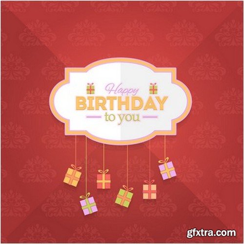 Stock Vectors - Happy birthday, 25xEPS