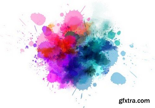 Stock Vectors - WaterColor 2, 25xEPS