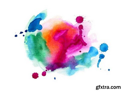 Stock Vectors - WaterColor 2, 25xEPS