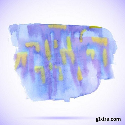 Stock Vectors - WaterColor 2, 25xEPS