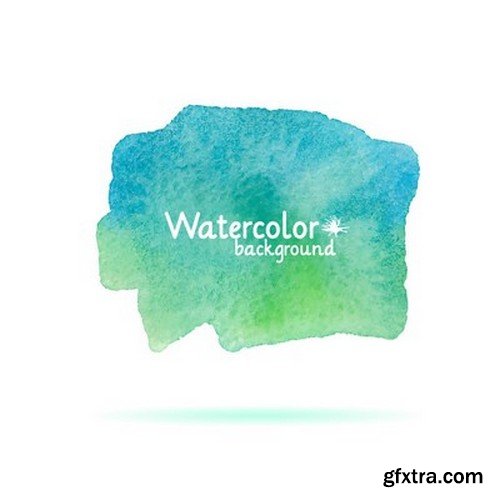 Stock Vectors - WaterColor 2, 25xEPS