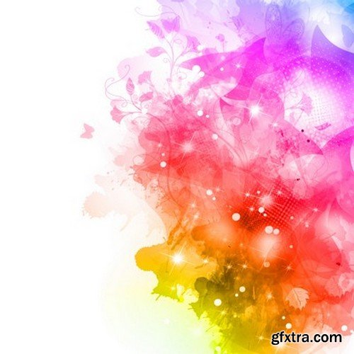 Stock Vectors - WaterColor 2, 25xEPS