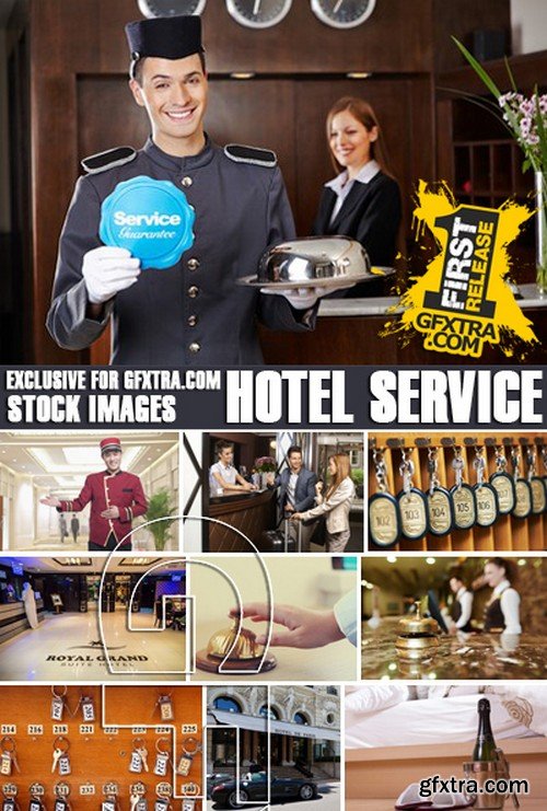 Stock Photos - Hotel Service, 25xJPG