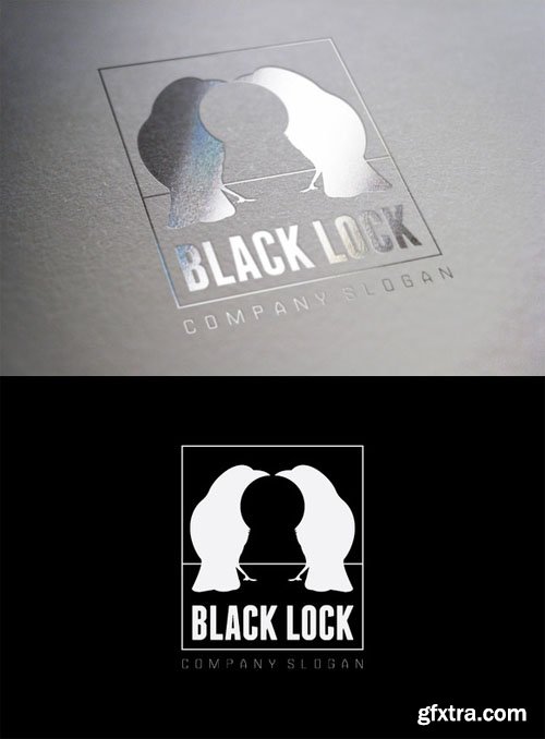 Black Lock Logo - CM 30587