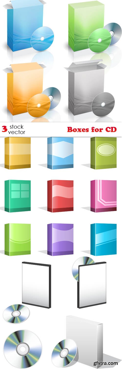 Vectors - Boxes for CD