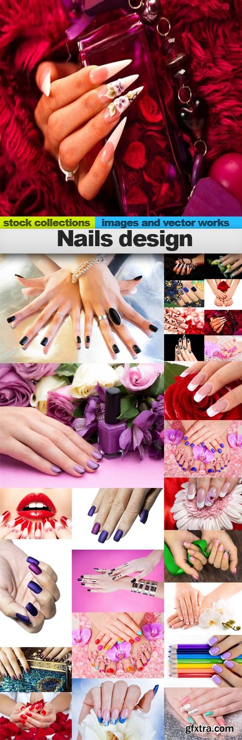 Nails design, 25 x UHQ JPEG