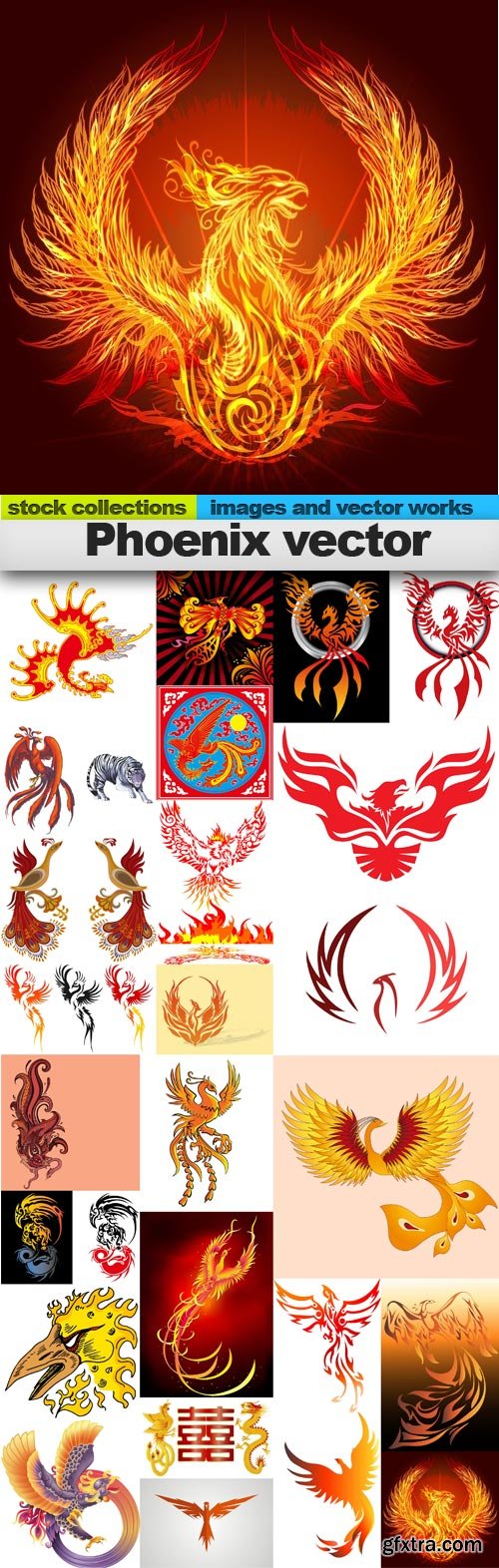 Phoenix vector, 25 x EPS