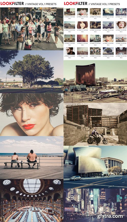 20 Vintage Lightroom Presets Vol.1 - CM 59428