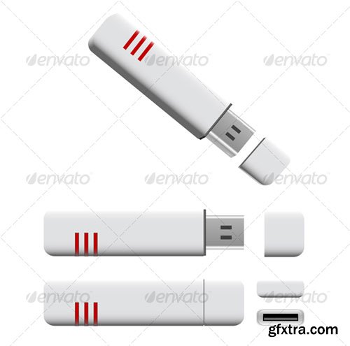 GraphicRiver - Usb flash memory stick