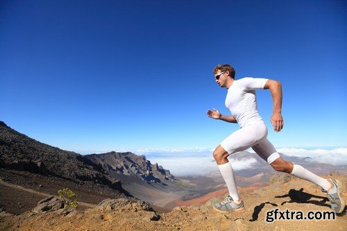 Stock Photos - Running people 2, 25xJPG