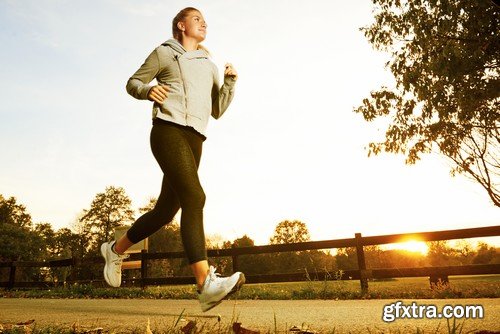 Stock Photos - Running people 2, 25xJPG