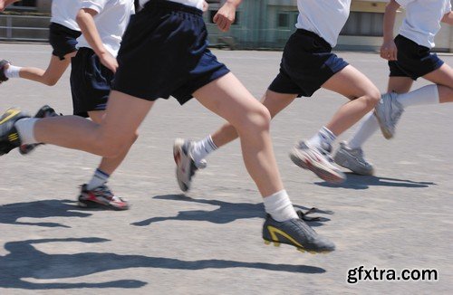 Stock Photos - Running people 2, 25xJPG