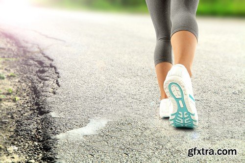 Stock Photos - Running people 2, 25xJPG