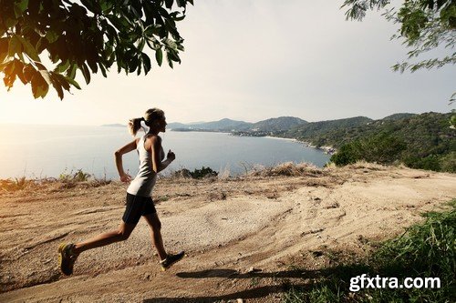 Stock Photos - Running people 2, 25xJPG