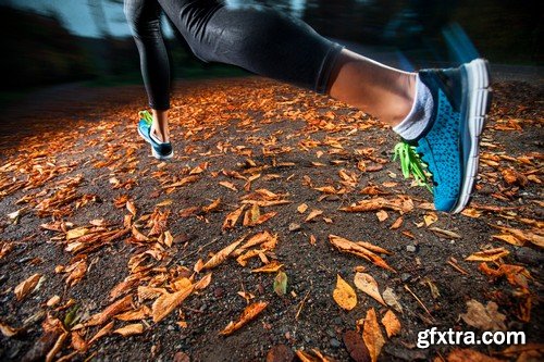 Stock Photos - Running people 2, 25xJPG