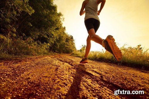 Stock Photos - Running people 2, 25xJPG