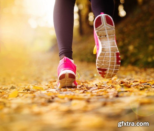 Stock Photos - Running people 2, 25xJPG