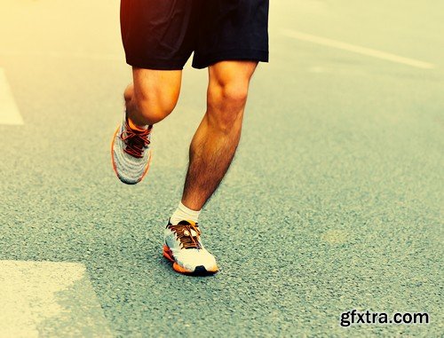 Stock Photos - Running people 2, 25xJPG