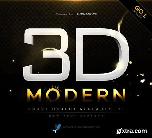 GraphicRiver - Modern 3D Text Effects GO.1 10108919