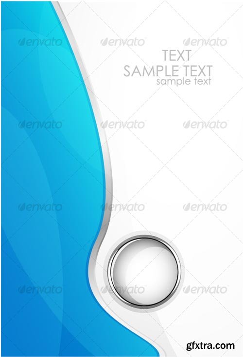 GraphicRiver - Blue wavy design