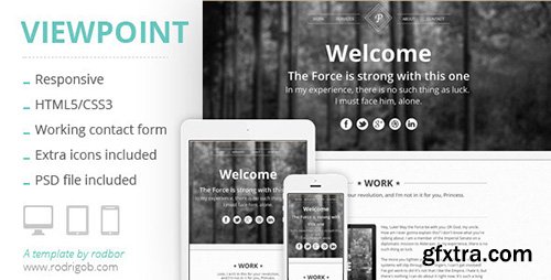 ThemeForest - Viewpoint - Responsive portfolio with parallax - FULL