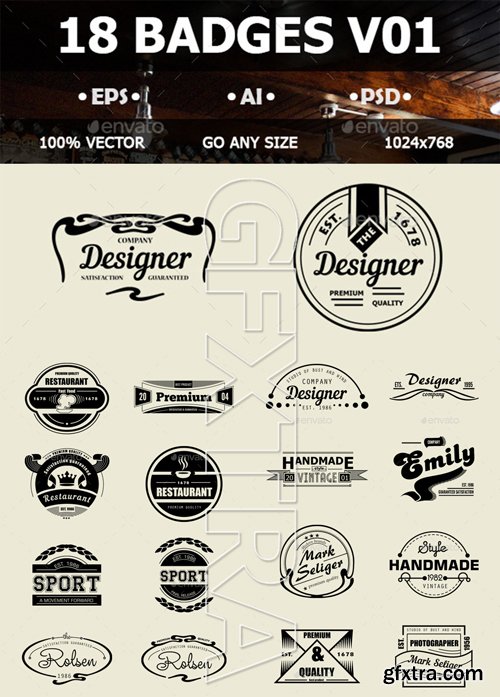 GraphicRiver - Badges v01 10110564