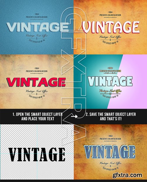 GraphicRiver - Retro Vintage Text Effects 10187529