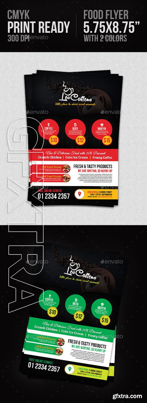 GraphicRiver - Food Flyer 10176019