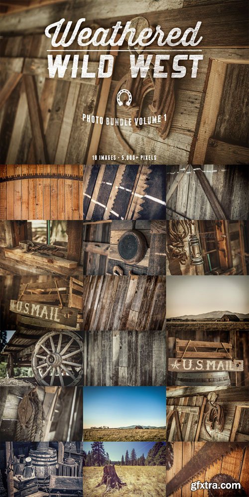 Weathered Wild West Photo Bundle - CM 138898