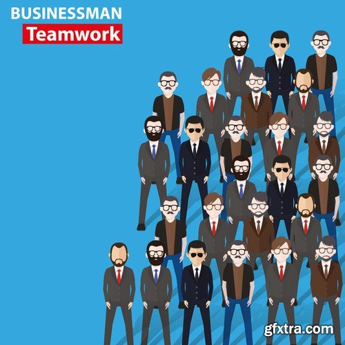 Stock Vector - Conceptual Group of People#2