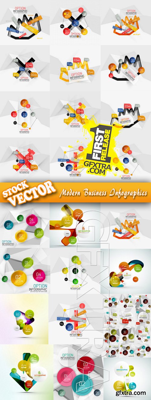 Stock Vector - Modern Business Infographics