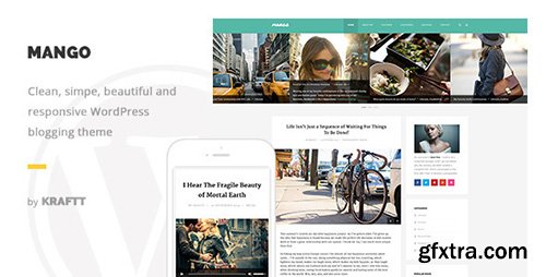 ThemeForest - Mango v1.0.1 - Clean Responsive WordPress Blog Theme