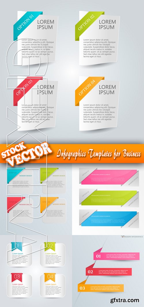 Stock Vector - Infographics Templates for Business