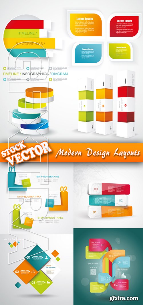 Stock Vector - Modern Design Layouts