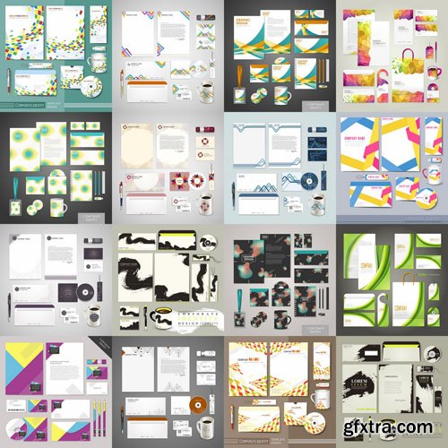 Corporate Template Design #6 - 25 Vector