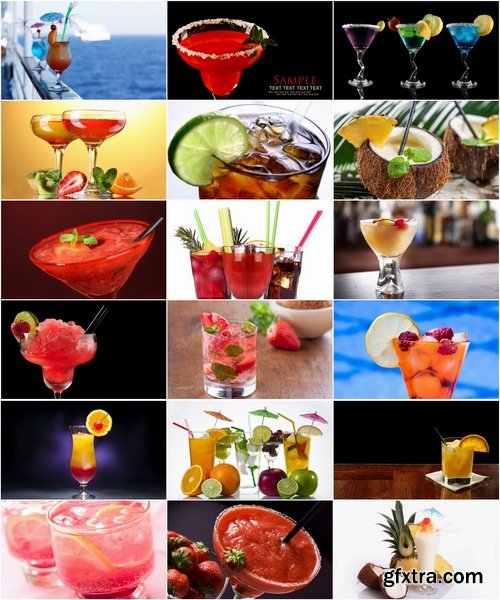 Collection of different cocktail 25 HQ Jpeg