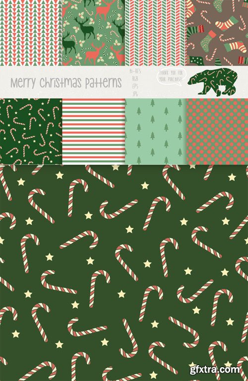 Merry christmas patterns - CM 85269