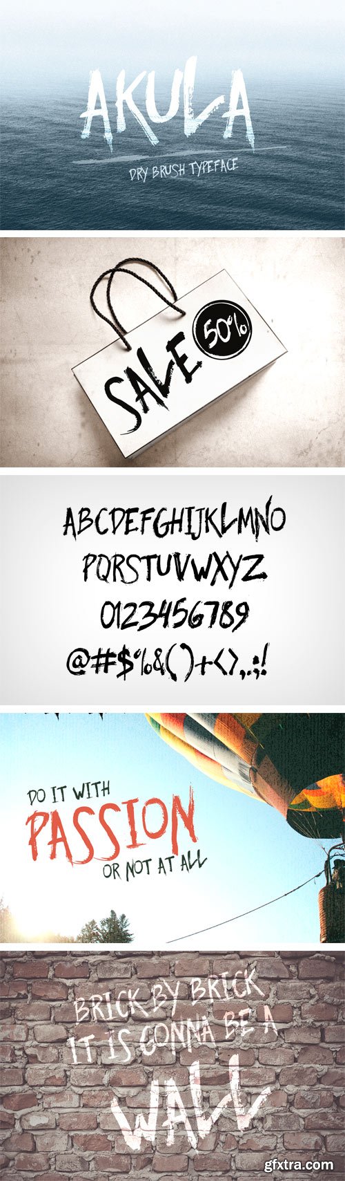 Akula - Dry Brush Font