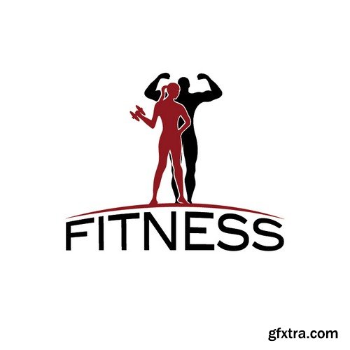 Stock Vectors - Fitness 3, 26xEPS