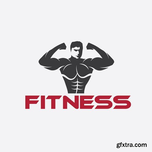 Stock Vectors - Fitness 3, 26xEPS