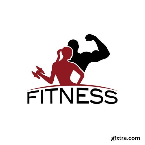 Stock Vectors - Fitness 3, 26xEPS