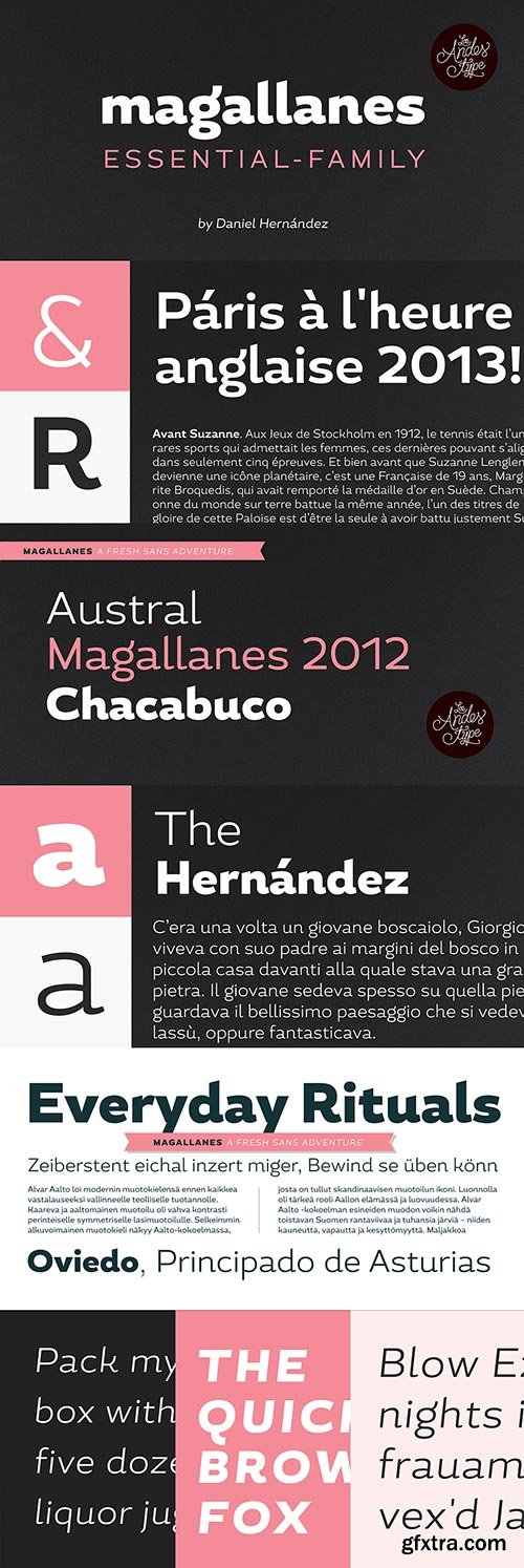 Magallanes Essential 8 Fonts $89