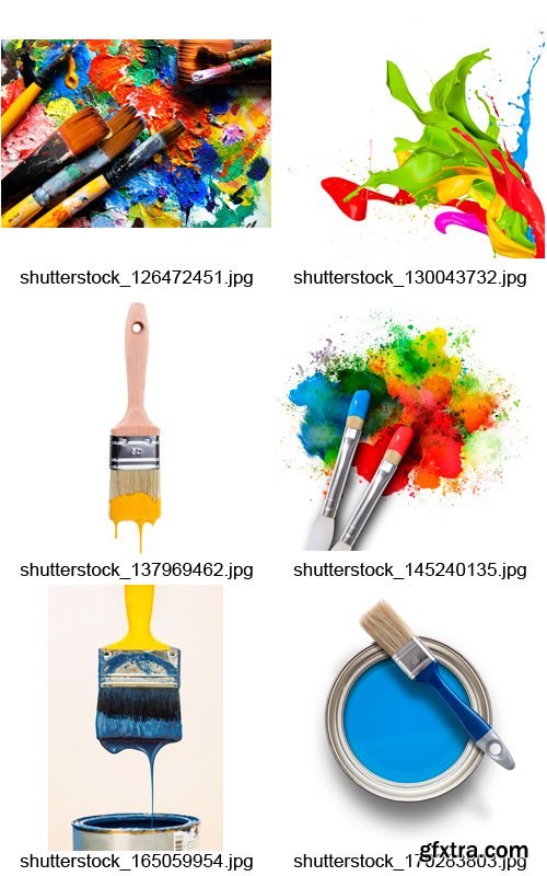 Amazing SS - Paints and Paintbrushes, 25xJPGs