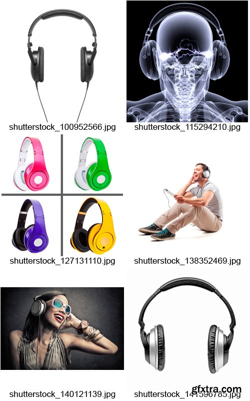 Amazing SS - Modern Headphones, 25xJPGs