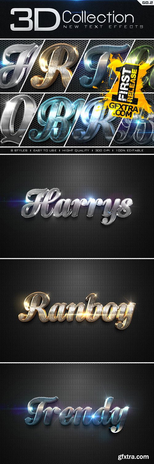 GraphicRiver - New 3D Collection Text Effects GO.2 9609990