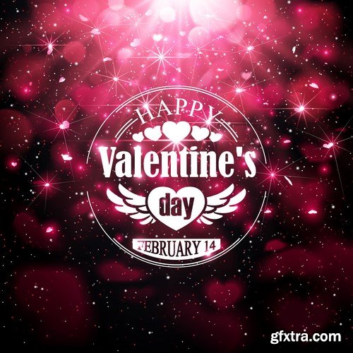 Valentine Vector Cards - 25x EPS