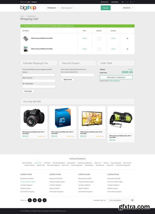 Themeforest Responsive Magento Theme - Gala BigShop - 89$